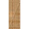Ekena Millwork Joined Board-n-Batten Shutters w/Z-Bar, Rough Sawn Western Red Cedar, 32 1/4W x 81H, PR RBJ06Z32X081RWR - alternate 3